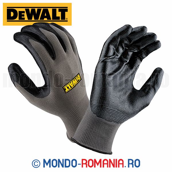 Manusi profesionale, imersate cu spuma din nitril - DeWALT GRIPPER DPG66L